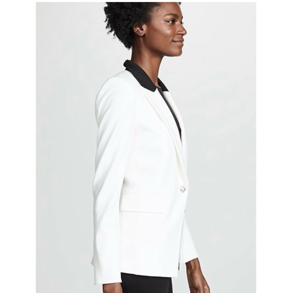 Veronica Beard Dickey blazer white with black collar. Never been worn - Picture 2 of 7
